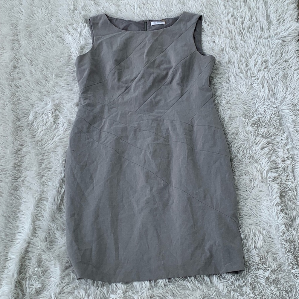 Calvin Klein Gray Dress